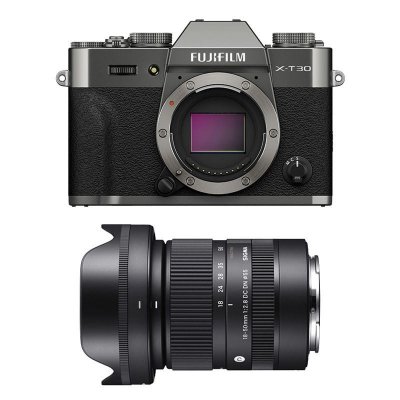FUJIFILM X-T30 III ANTHRACITE + Objectif SIGMA 18-50 f/2.8 DC DN Contemporary