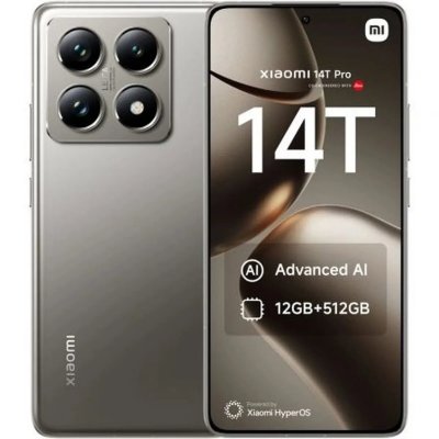 XIAOMI  14T Pro Gris Titane 12 GO + 512 GO