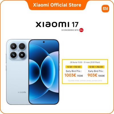 XIAOMI  17 6.3" 5G 12 Go 256 Go 6330 mAh Bleu