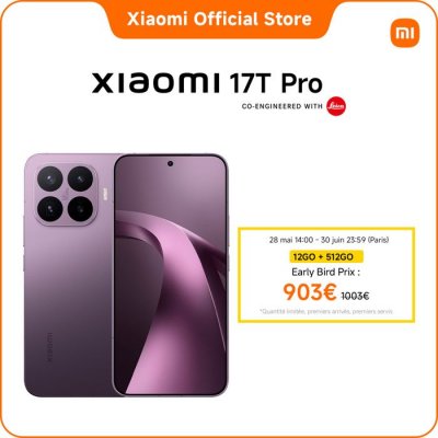 XIAOMI  17T Pro Con&ccedil;u avec Leica Violet (12 Go / 512 Go)