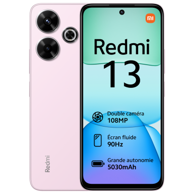 XIAOMI  Redmi 13 (Rose) - 256 Go 