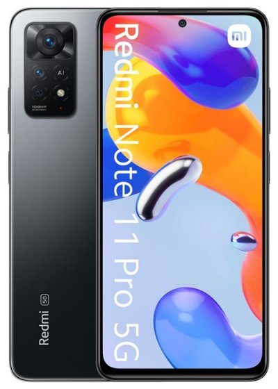 XIAOMI  Redmi Note 11 Pro 5G Dual-SIM 6/128 Go Gris Graphite
