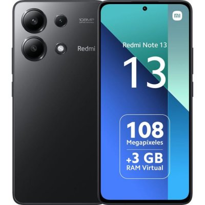 XIAOMI  Redmi Note 13 4G 8Go/128Go Noir (Midnight Black) Double SIM