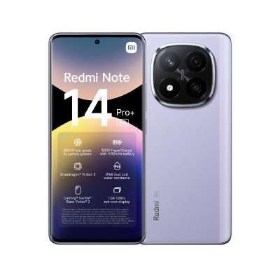 XIAOMI  Redmi Note 14 Pro+ 5G Smartphone de  8GO RAM 256GO ROM Violet