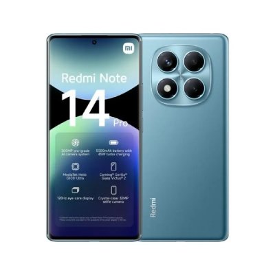 XIAOMI  redmi note14 pro 4g blue - 8+256gb - 6 67 amoled 120hz full hd+ MZB0IWDEU 