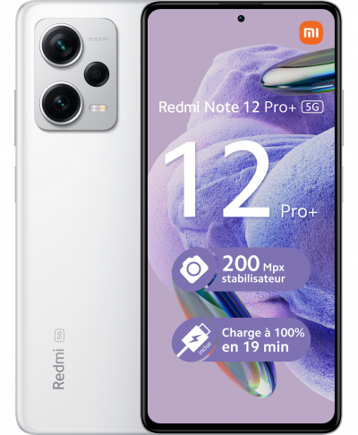 XIAOMI  Smartphone REDMI NOTE 12 PRO PLUS 5G 8 Gb 256Gb BLANC