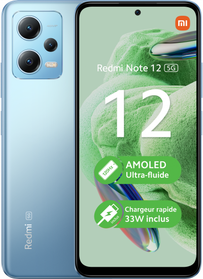 Xiaomi Xia Redmi Note 12 128-4-5G-bu Redmi Note 12 5G 128/4GB Ice Blue