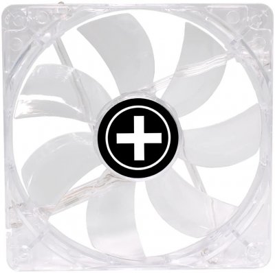 Xilence XPF120.TR 120mm Ventilateur de bo&icirc;tier, LED rouge, transparent