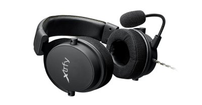 XTRFY  H2 Casque Avec fil Arceau Appels/Musique/Sport/Au quotidien Noir
