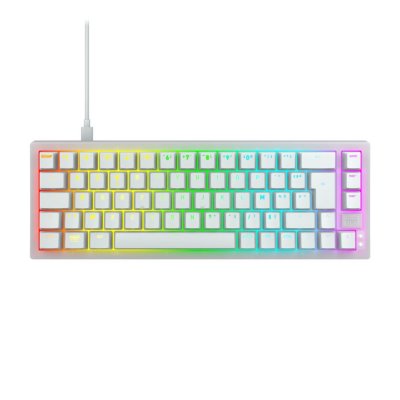 CHERRY XTRFY K5V2 mecanique personnalisable - format 65% - Switches Hot Swap  MX2A Red - Blanc