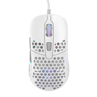 XTRFY  M42 - Souris - optique - filaire - USB - blanc - Pour la vente au d&eacute;tail 
