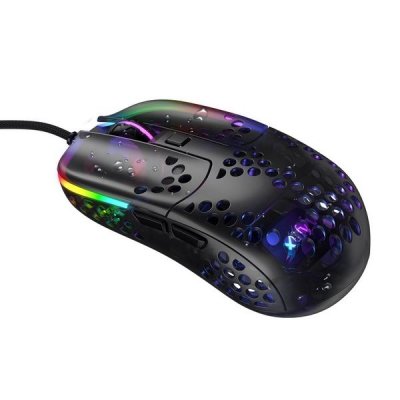 XTRFY  MZ1 - Zy's Rail - Souris - ergonomique - optique - filaire - USB - noir 