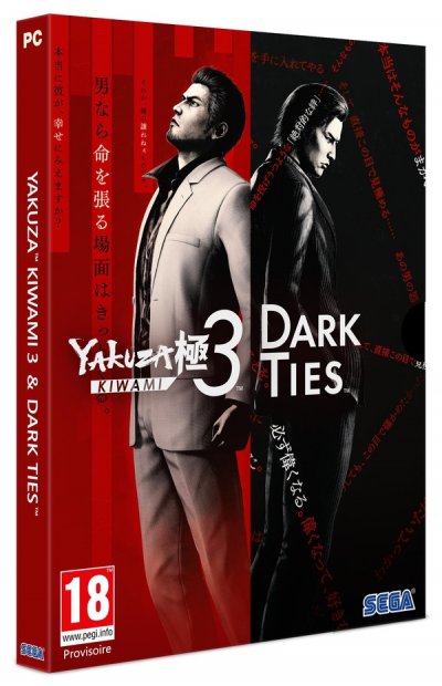 Yakuza Kiwami 3 & Dark Ties PC Code in a Box Double pack