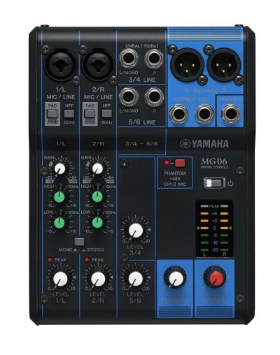 YAMAHA  MG06 - Table de mixage 6 canaux