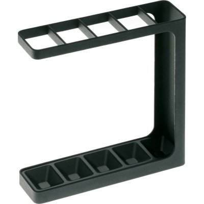 YAMAZAKI  umbrella stand porte-parapluie, acier, noir, 24x 7x 27cm