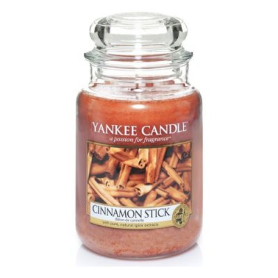  YANKEE CANDLE bougie grande jarre, &laquo; B&acirc;ton de cannelle &raquo;