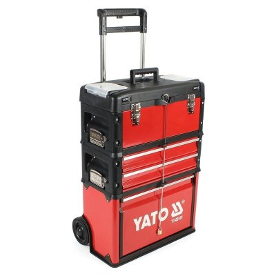 YATO  - Coffret d'outil modulaire sur roues avec 3 parties - YT-09101