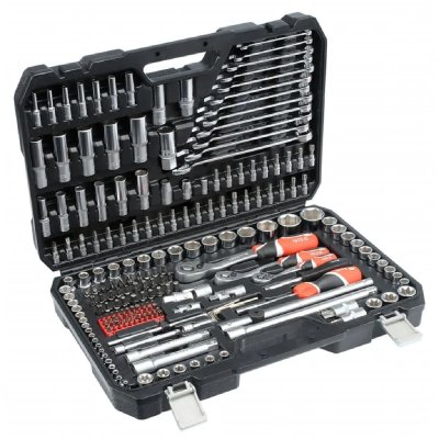 YATO  kit de cl&eacute;s &agrave; cliquet 216 pi&egrave;ces yt-38841 408098