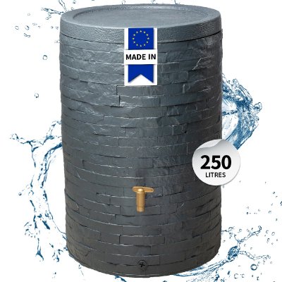 GARANTIA Yerd Graf  Arondo R&eacute;servoir de pluie Gris graphite 250 l