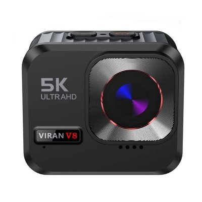 YONIS  Camera Sport 5K &Eacute;tanche WiFi - Noir