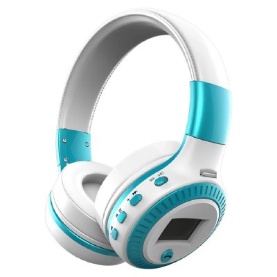 Yonis Casque Bluetooth Pliable - Bleu