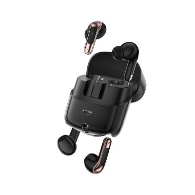 YONIS  Ecouteurs Bluetooth gamer - Noir