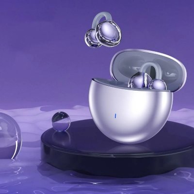 YONIS  Ecouteurs Bluetooth - Pourpre