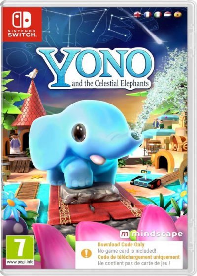 JUST FOR GAMES Yono and the Celestial Elephants Nintendo Switch Game [Code in a Box]