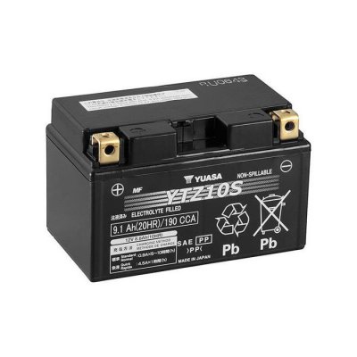 YUASA  Batterie ferm&eacute;e sans entretien, moto & scooter, YTZ10S
