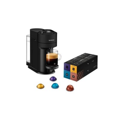 KRUPS YY5901FD Vertuo Next Noir mat avec 52 capsules