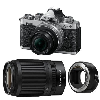 NIKON Z fc + Z 16-50 Silver + Z 50-250 + Adaptateur FTZ II