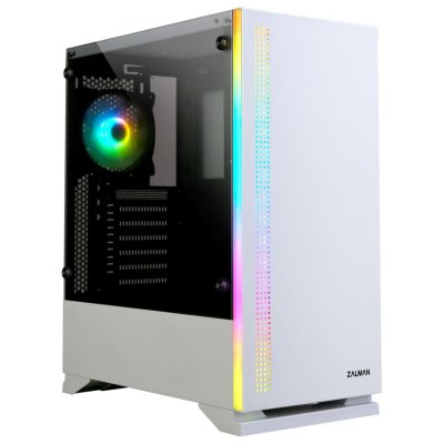 ZALMAN  S5 WHITE unit&eacute; centrale Midi Tower Blanc