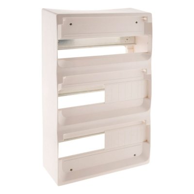 ZENITECH  Coffret &eacute;lectrique nu/&agrave; &eacute;quiper 3 rang&eacute;es 39 modules blanc