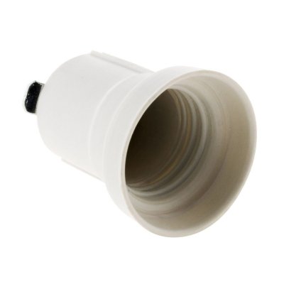 ZENITECH  - Douille E27 R&eacute;sine avec patte &eacute;querre
