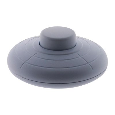 ZENITECH -Interrupteur &agrave; pied pour luminaire - Blanc - 