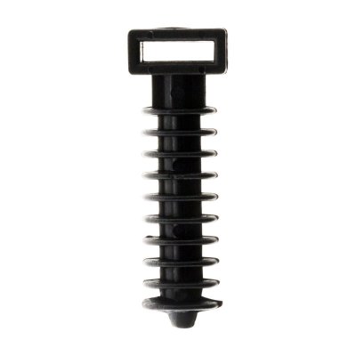 ZENITECH -Lot de 100 embases &agrave; chevilles noir - 
