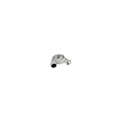 Zenitech-Prolongateur m&eacute;nager 16A HO5VV-F 3G1 Blanc 1,90m - Zenitech