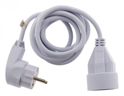 ZENITECH  Prolongateur + parafoudre int&eacute;gr&eacute; Longueur 1,90m 3G1mm&sup2;