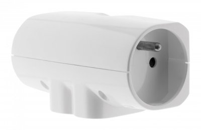 ZENITECH  Quadriplite lat&eacute;rale 2 prises 16A et 2 prises 6A blanc