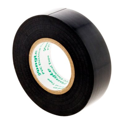 ZENITECH -Rouleau adh&eacute;sif 19mm x 20m Noir - 
