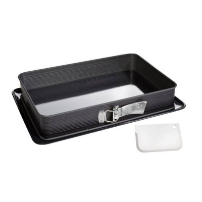 ZENKER  7022 Deluxe Moule &agrave; charni&egrave;re rectangulaire avec plateau amovible 29 x 42 cm