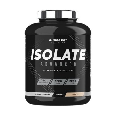 SUPERSET NUTRITION Zero Isolate Advanced (1,8kg)Cookies Whey Isolate