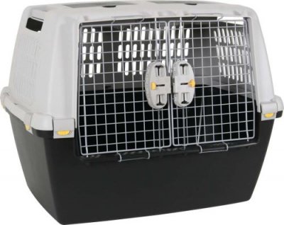 KERBL Zolux - Bo&icirc;te de Transport pour Chien Gris 80 x 58 x 62 cm