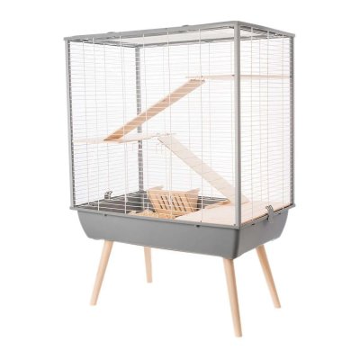 ZOLUX  Cage Neo Cosy Grand Rongeur L 77.5 X P 47.5 X H 109 Cm Grise