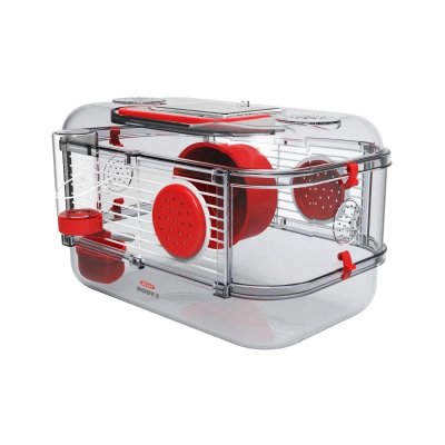 ZOLUX  - Cage pour petit rongeur Rody 3 mini rouge grenadine