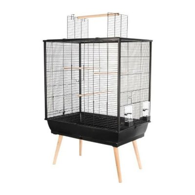 ZOLUX  - Cage sur pieds pour oiseaux domestiques Neo Jili Noir