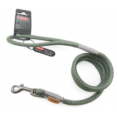 Zolux - Laisse IMAO Hyde Park. &oslash; 9 mm x 1,2 m&egrave;tre. Kaki pour Chien.