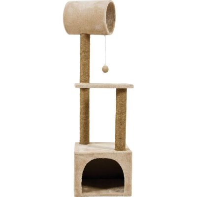 ZOLUX  Trio Arbre &agrave; Chat Beige 35 X 35 X 123 cm