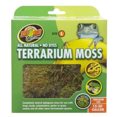 GENERIQUE ZOOMED Mousse naturelle - GM - Pour terrarium, reptile et amphibien