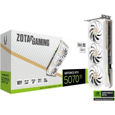 Zotac GAMING GeForce RTX 5070 Ti SOLID CORE OC NVIDIA 16 Go GDDR7